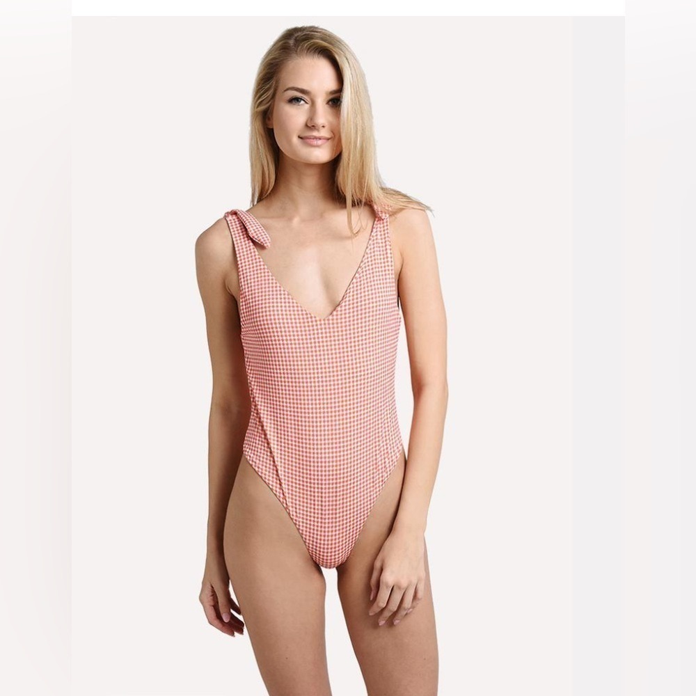 Nwt Eberjey | Betty Noelle One-Piece Gingham Swimsuit
